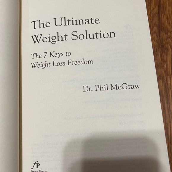 Dr Phil McGraw The Ultimate Weight Solution Book - Picture 1 of 4
